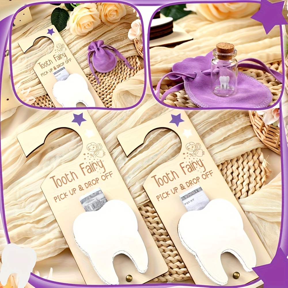 Zwitsal Baby Products - لافتة باب على شكل جنية الأسنان،