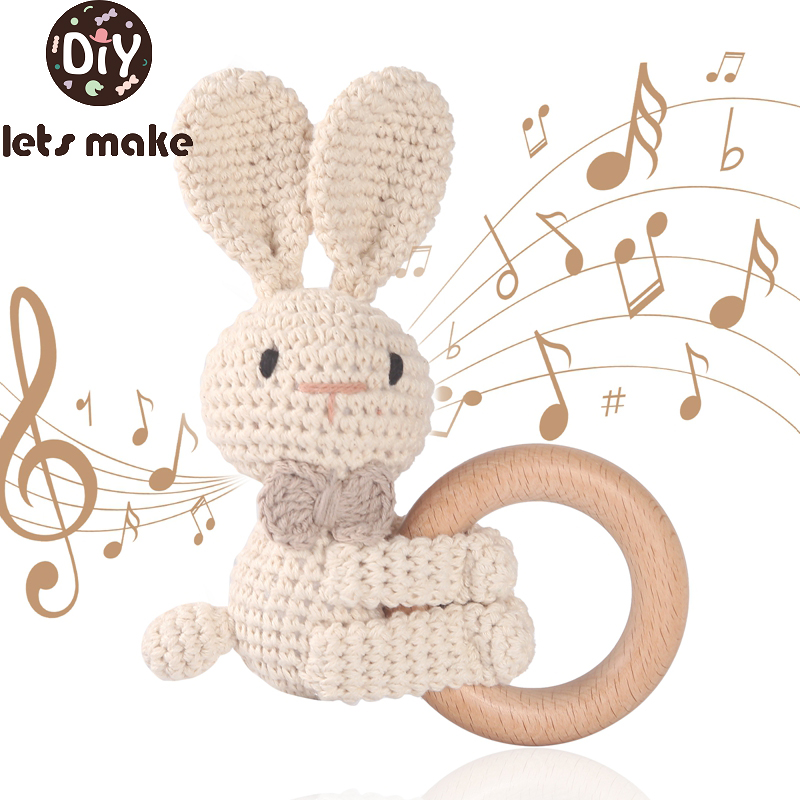 Baby Products Pictures - 1 قطعة الحيوان الكروشيه الأرنب دمية