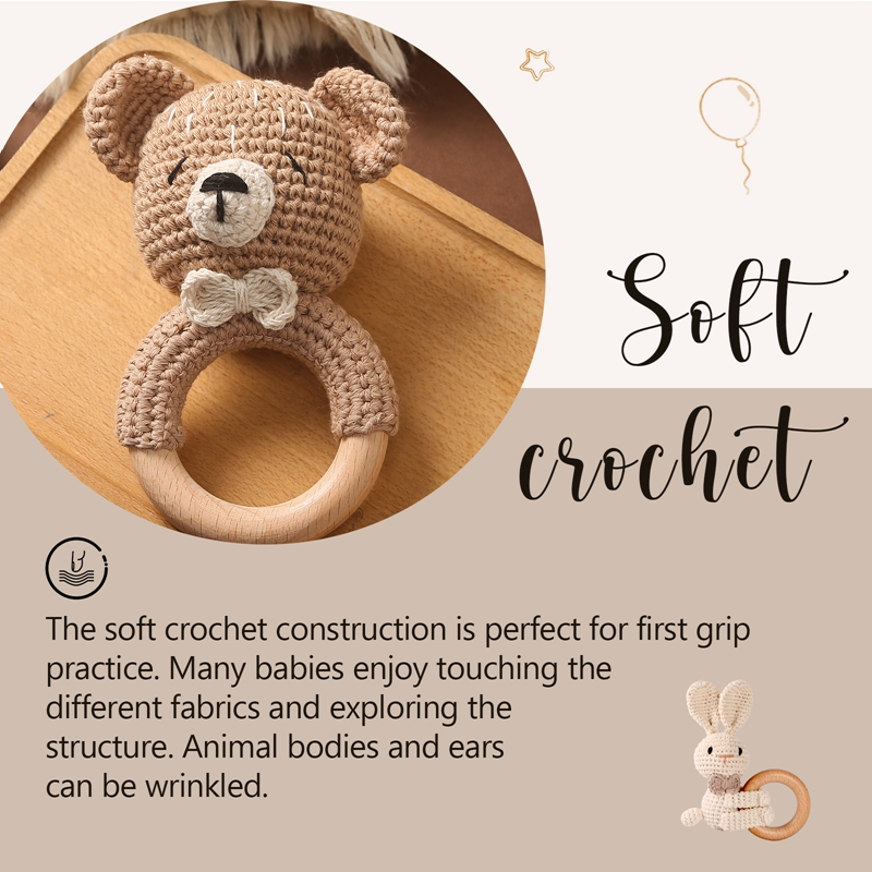 1 قطعة الكروشيه الحيوان الدب د - مراجعة Baby Products Pictures وسعره