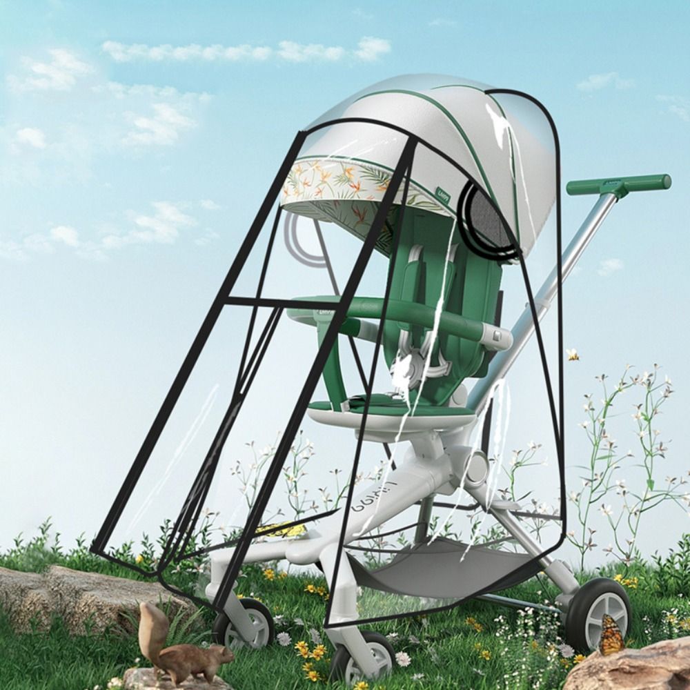 عربات أطفال شفافة غطاء مقاوم ل - مراجعة Stroller Rain Cover وسعره