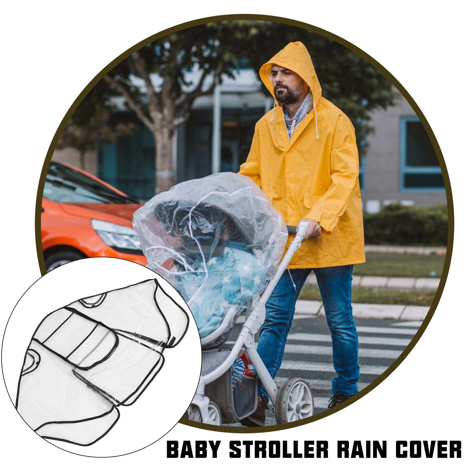 غطاء عربة الأطفال المقاوم للري - مراجعة Stroller Rain Cover وسعره
