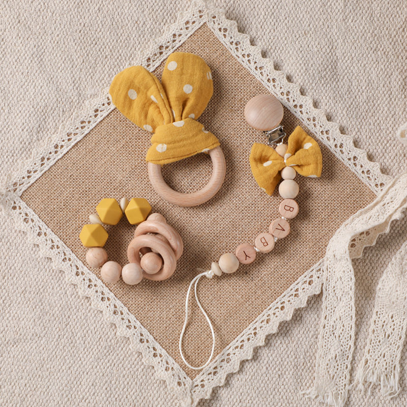 1 قطعة الطفل حشرجة خشبية حلقة  - مراجعة Baby Products Pictures وسعره