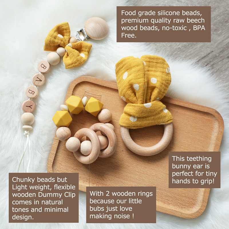 1 قطعة الطفل حشرجة خشبية حلقة  - مراجعة Baby Products Pictures وسعره