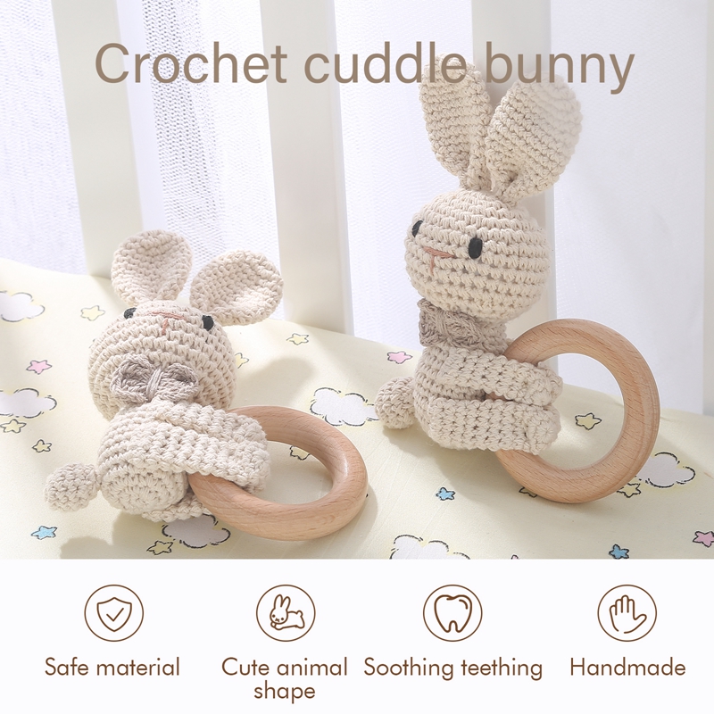 1 قطعة الحيوان الكروشيه الأرنب - مراجعة Baby Products Pictures وسعره