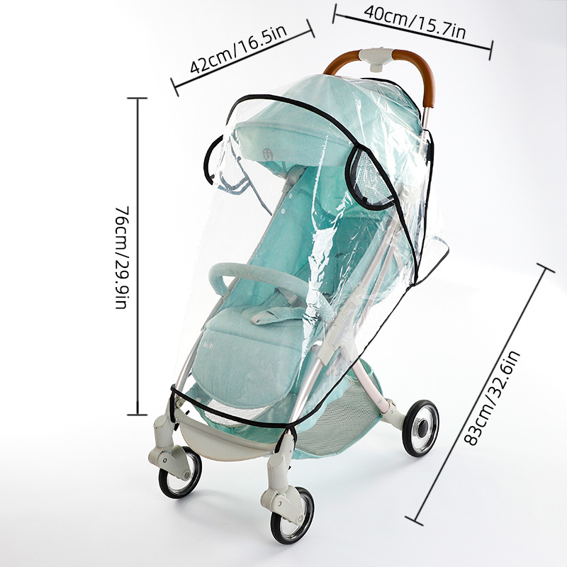 عربة طفل غطاء للمطر عربة غطاء  - مراجعة Stroller Rain Cover وسعره