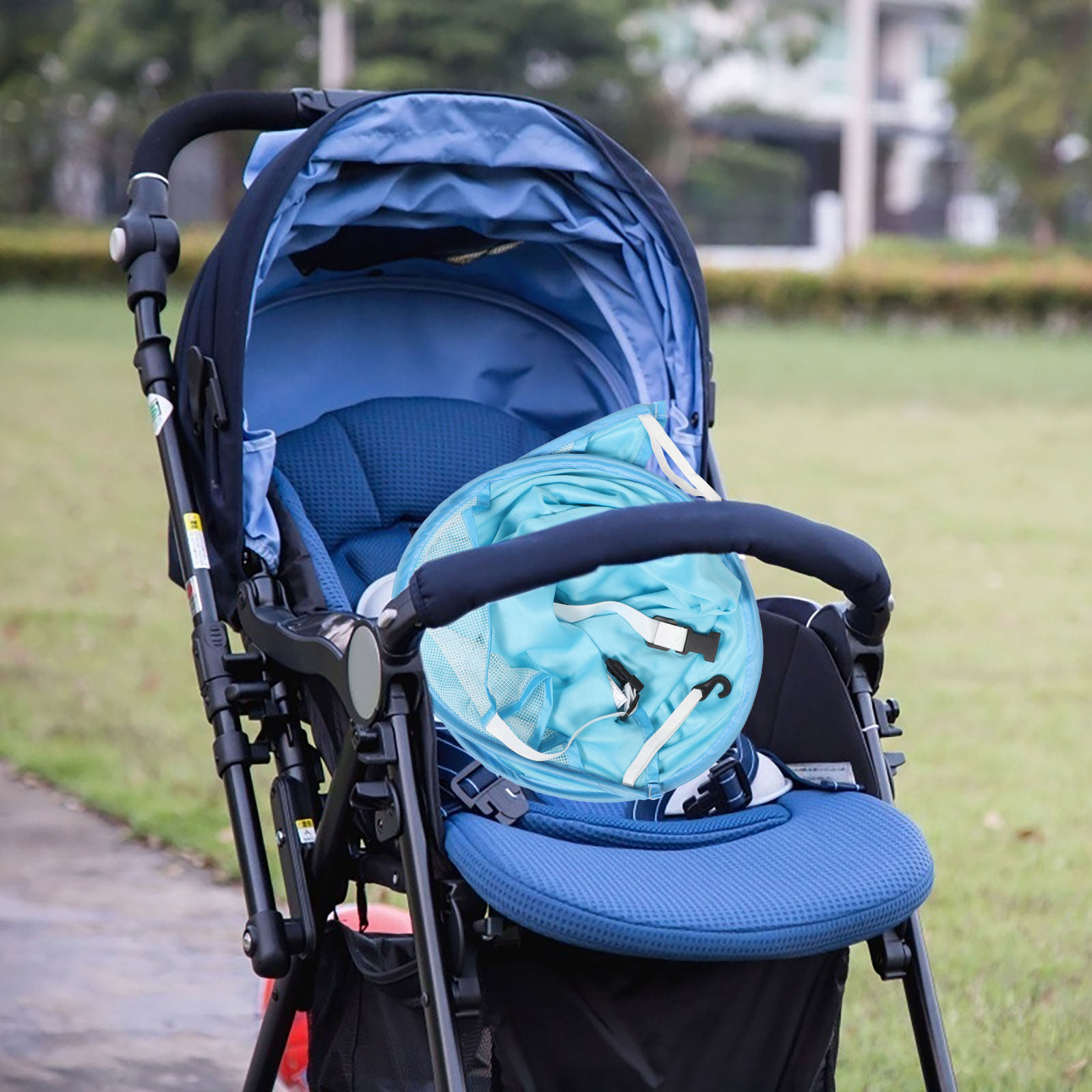 مظلة شمسية عالمية لعربة الأطفا - مراجعة Stroller Rain Cover وسعره