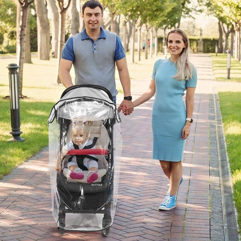 العالمي عربة طفل غطاء للمطر عر - مراجعة Stroller Rain Cover وسعره