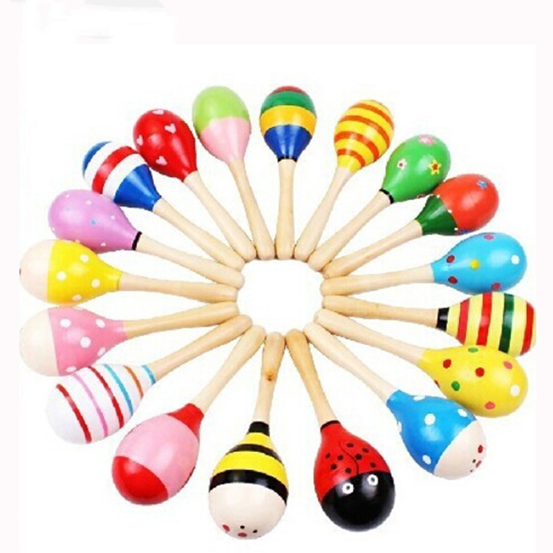 2 قطعة خشخيشات خشبية صغيرة ملو - مراجعة Baby Products Game وسعره