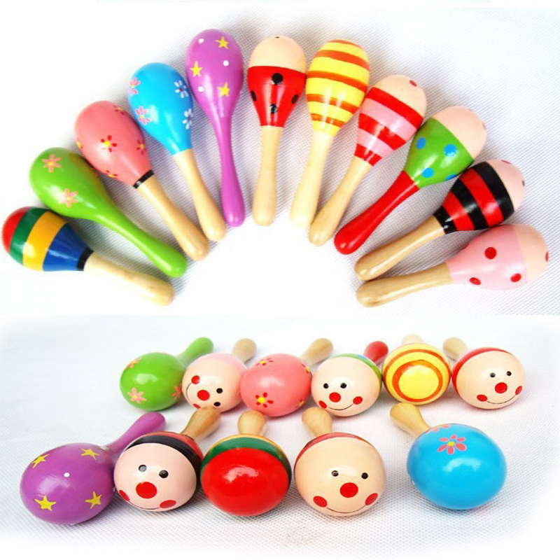 2 قطعة خشخيشات خشبية صغيرة ملو - مراجعة Baby Products Game وسعره