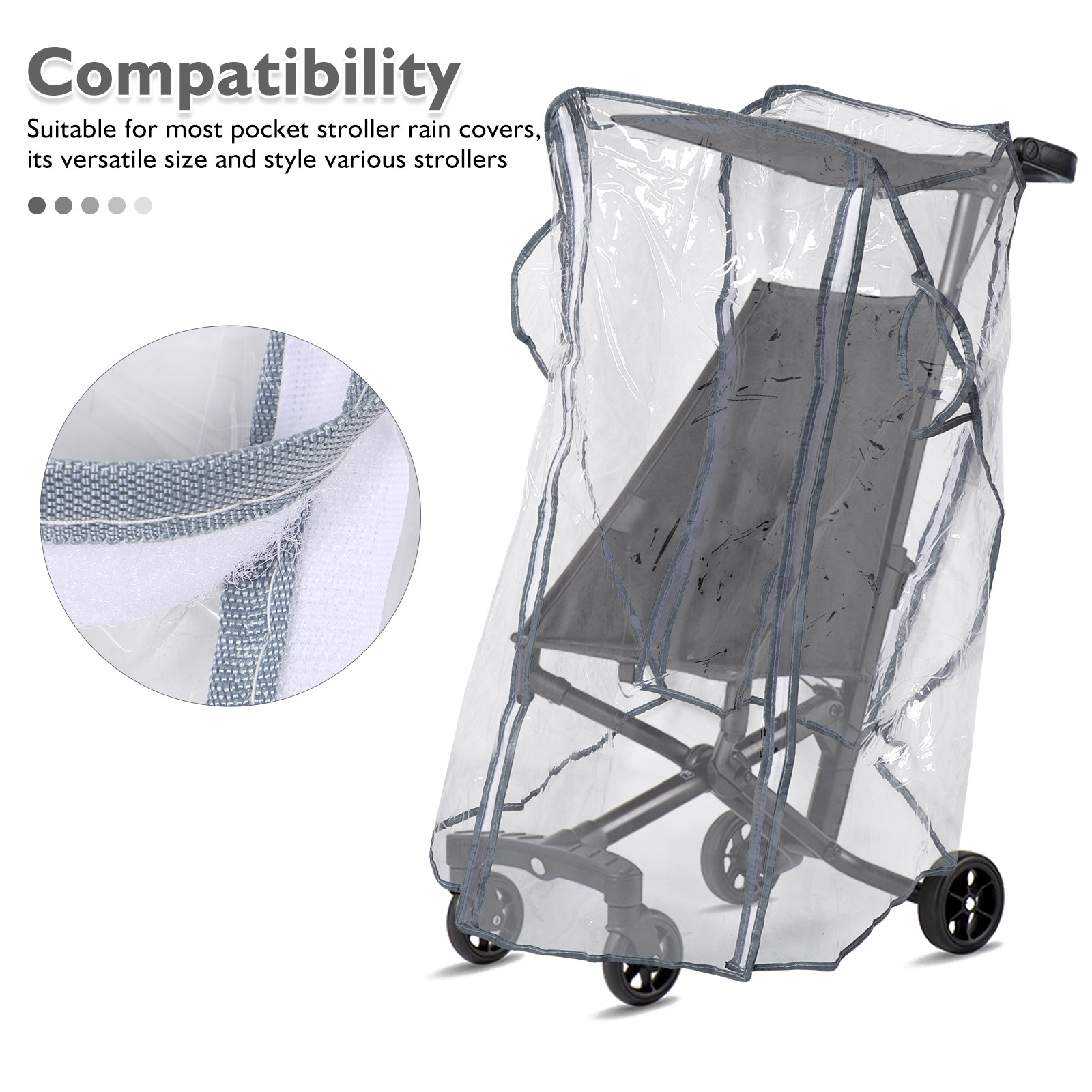 غطاء عربة الأطفال المقاوم للري - مراجعة Stroller Rain Cover وسعره